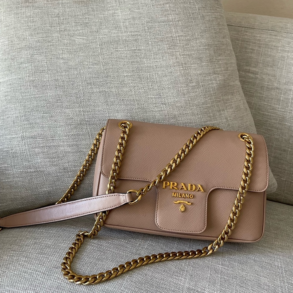 PRADA GOLD CHAIN PURSE